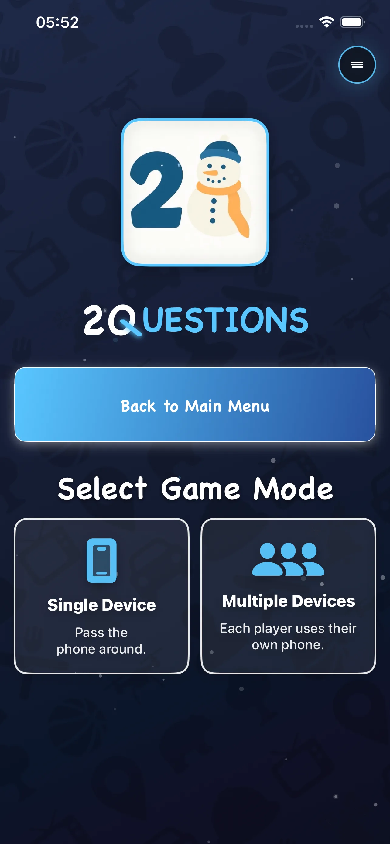 20 Questions screenshot
