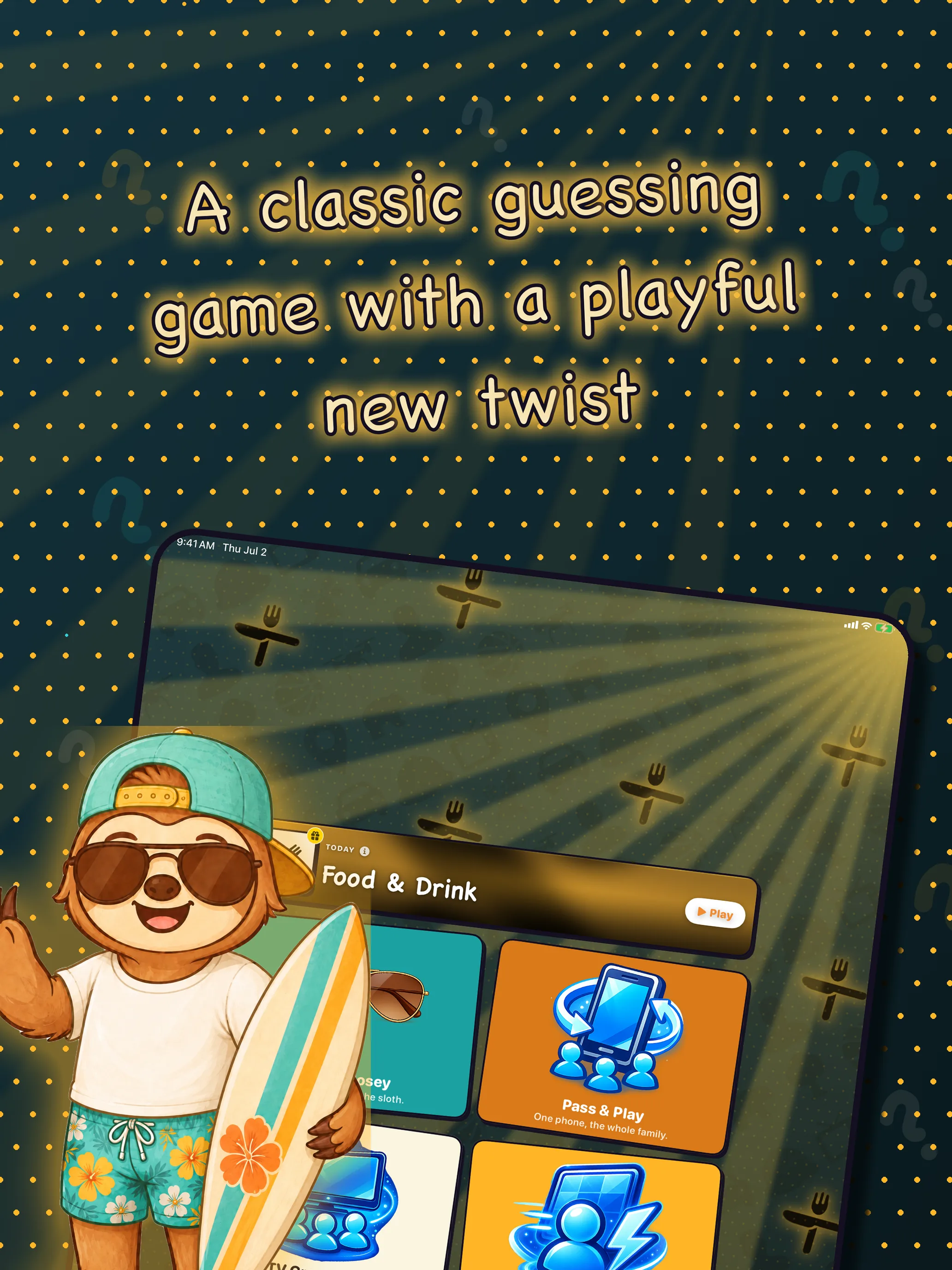 2Q on iPad: a classic guessing game with a playful new twist