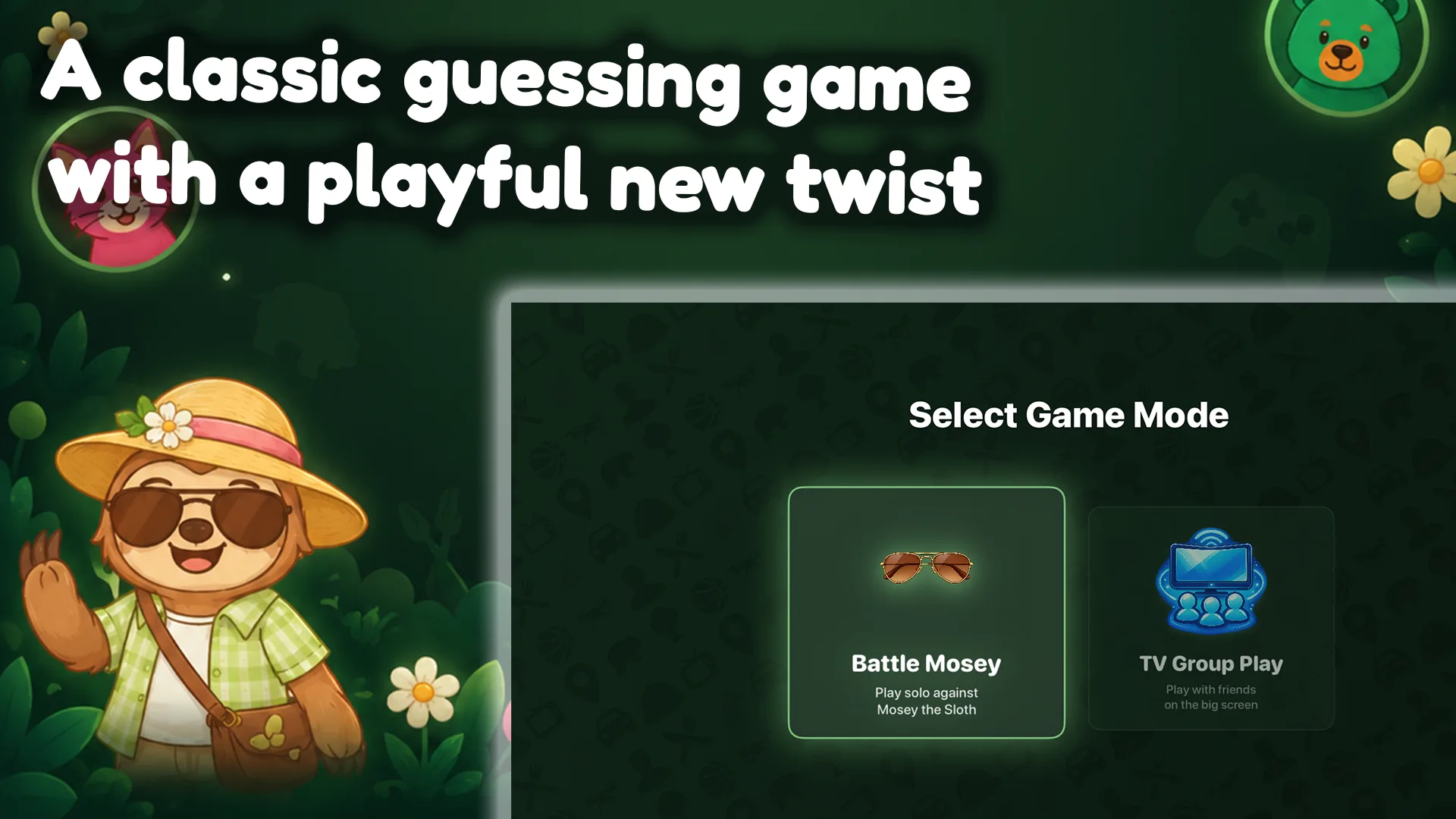 2Q on Apple TV: select game mode