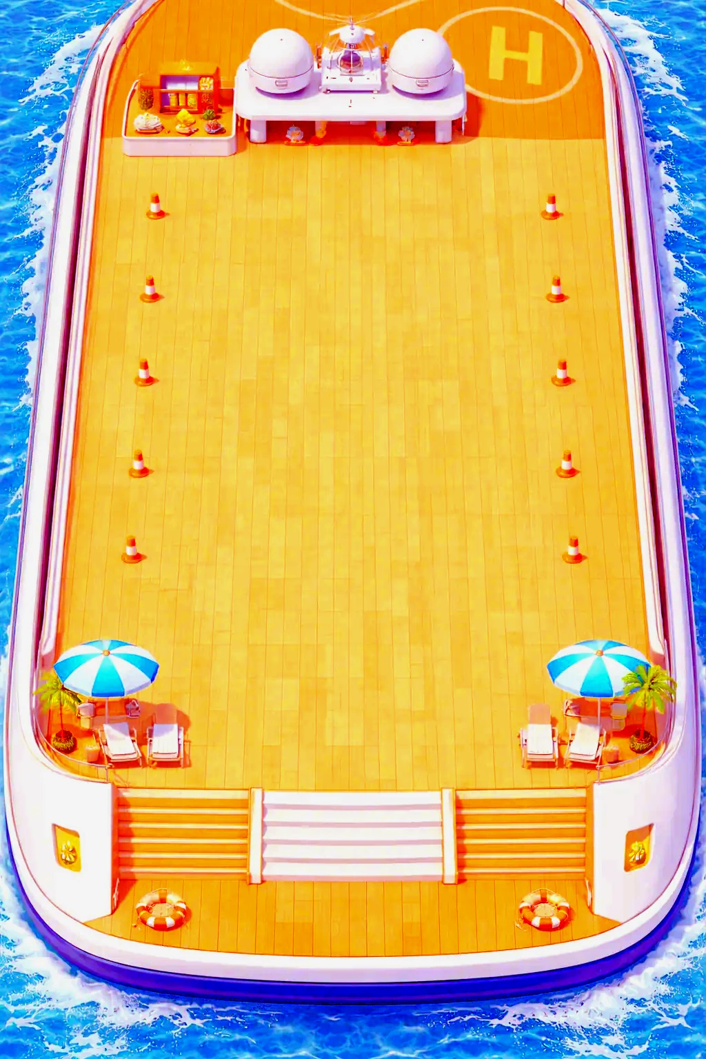 A glossy top-down internet arena