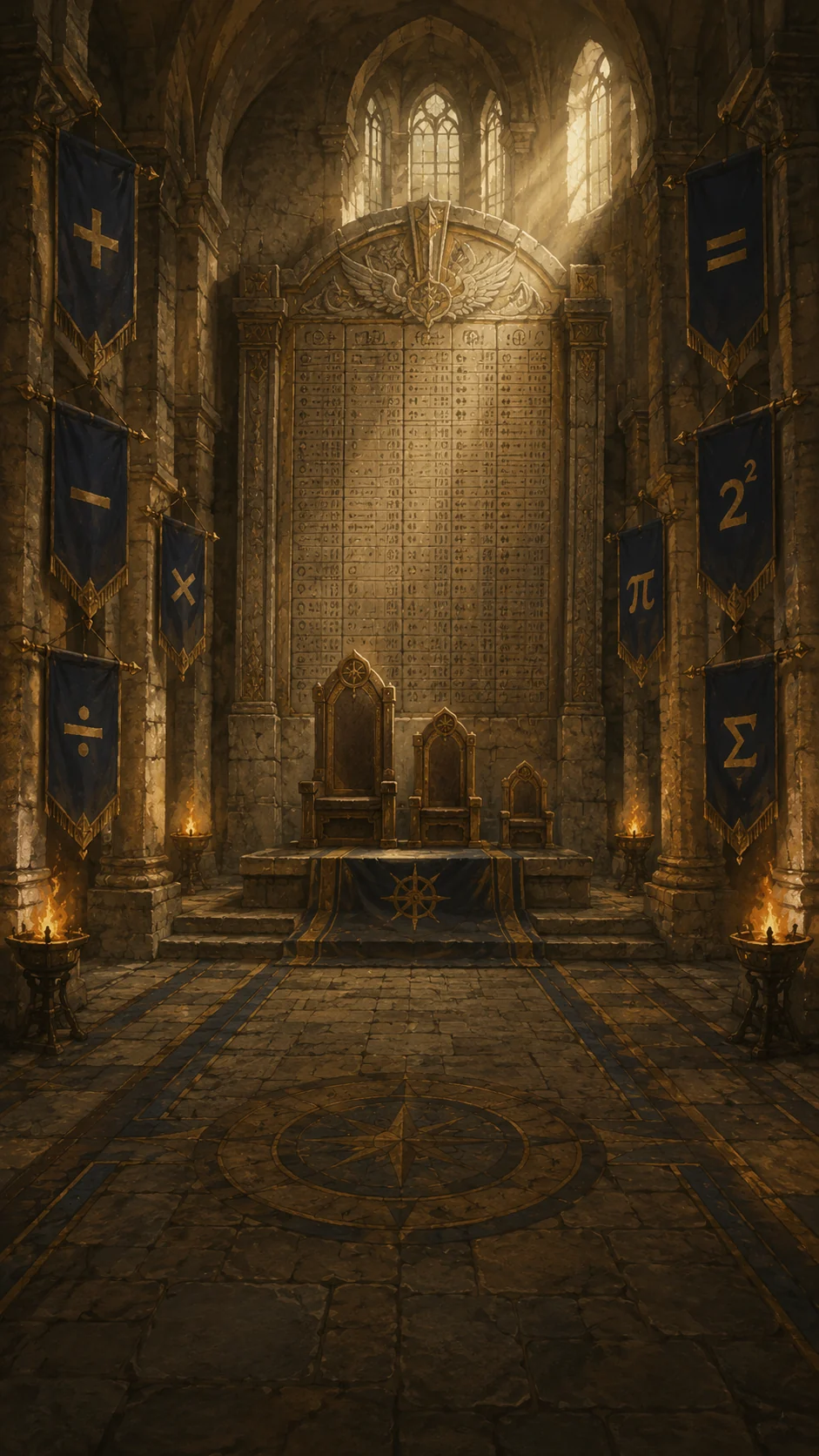 The Reckoning Hall, a great chamber where the count is held