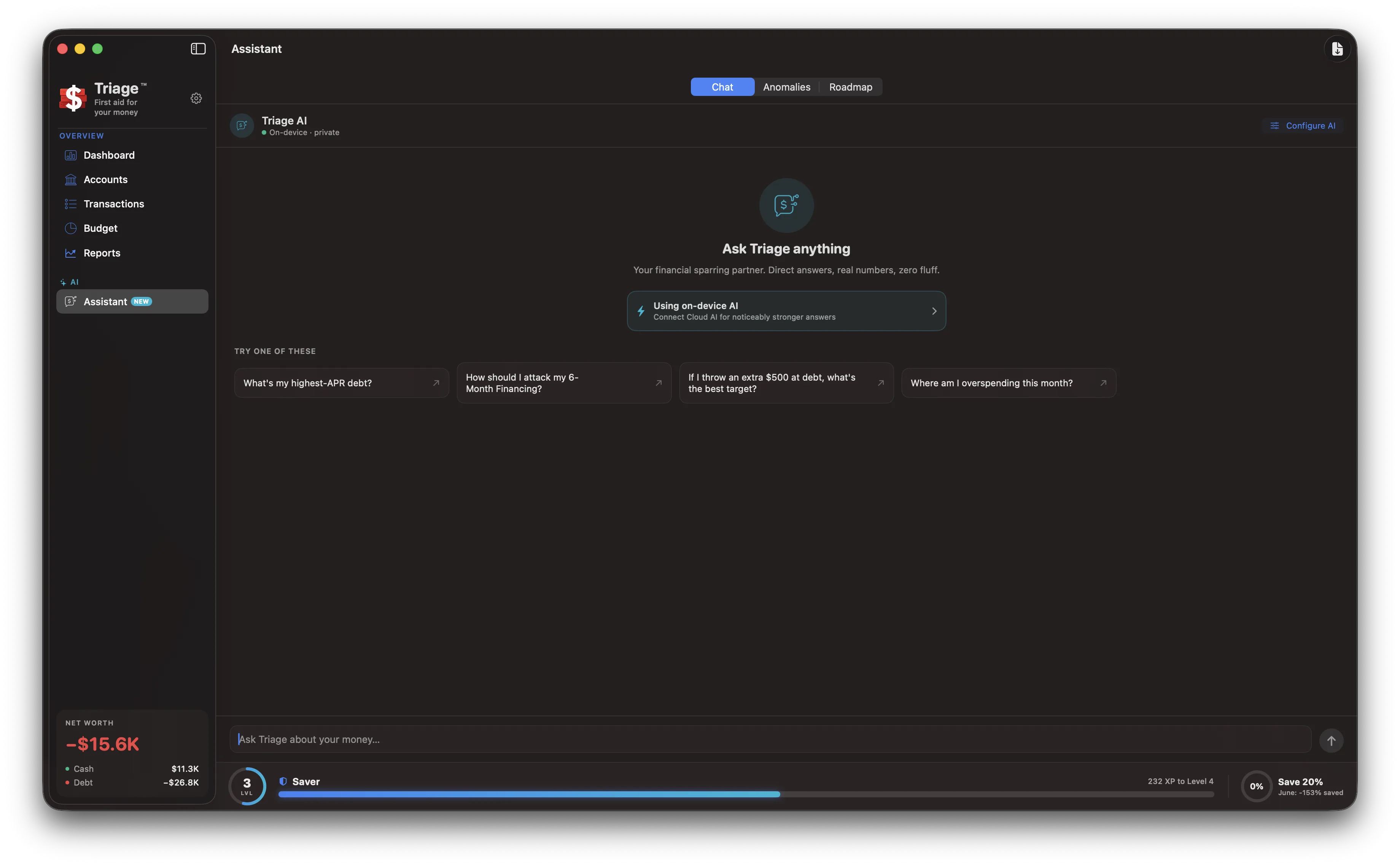 Triage on macOS